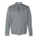 Brushed Terry Heathered Quarter-Zip Pullover - A284