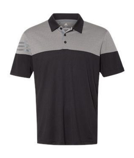 Heathered 3-Stripes Block Sport Shirt Heathered 3-Stripes Block Sport Shirt