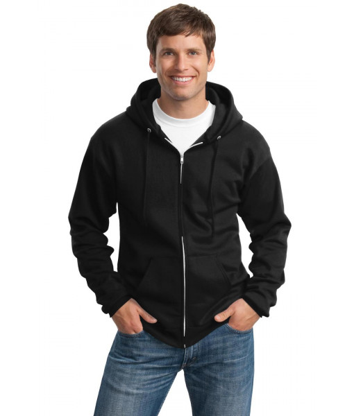 Port & Company ® - Essential Fleece Full-Zip Hooded Sweatshirt. Port & Company ® - Essential Fleece Full-Zip Hooded Sweatshirt.